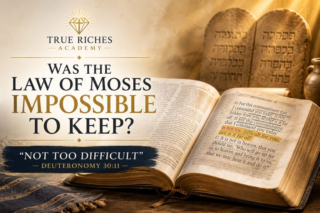 Was the Law of Moses Impossible to Keep?