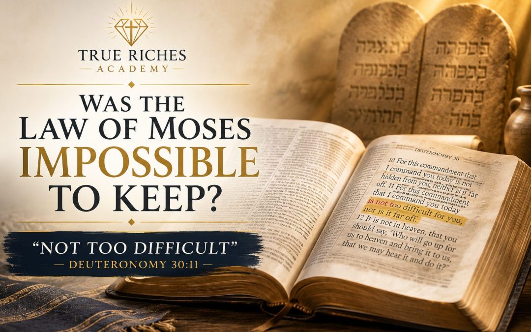 READER QUESTION: Was the Law of Moses Really Impossible to Keep?