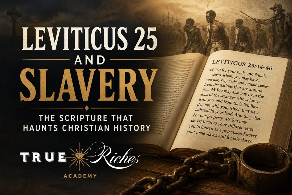 Leviticus 25 and Chattel Slavery in the Bible